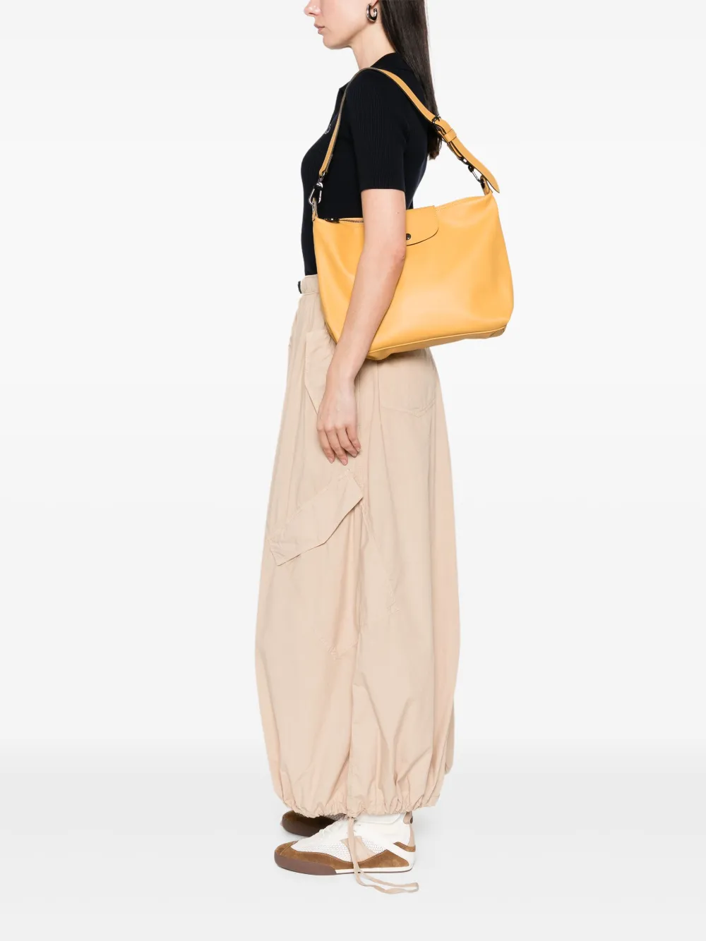 Longchamp Le Pliage Xtra medium schoudertas - Geel