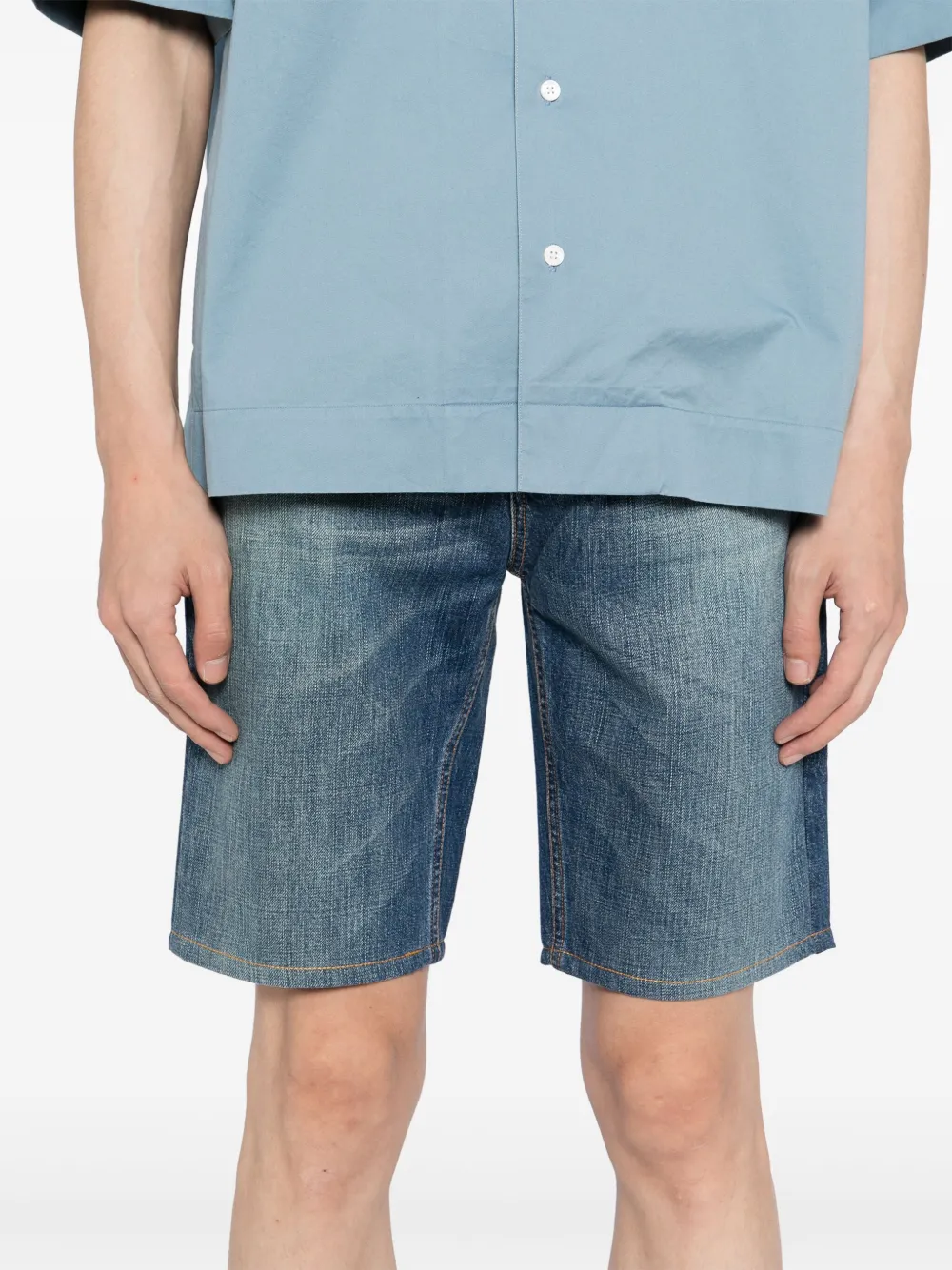 Gucci Denim shorts Blauw