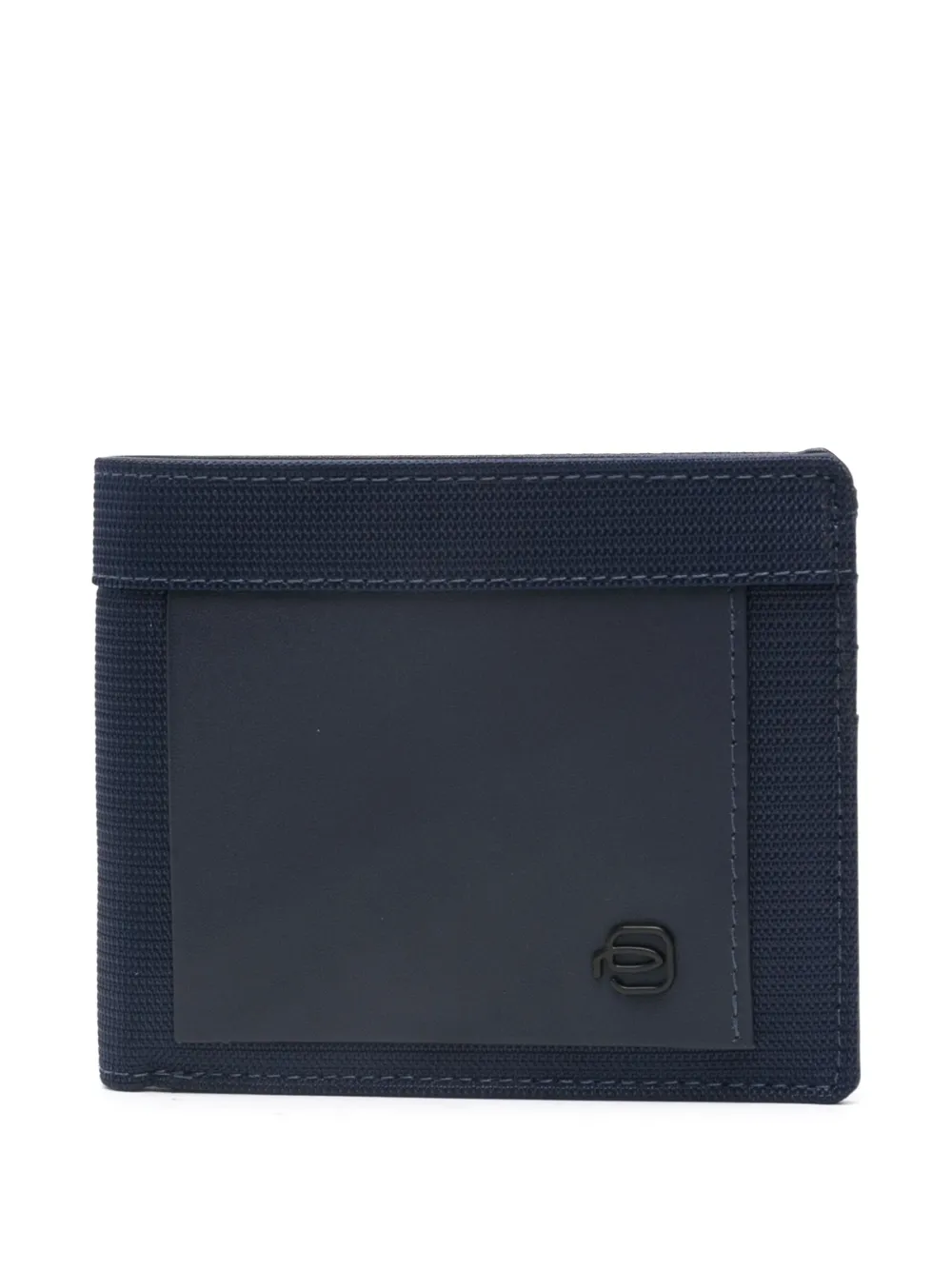 PIQUADRO cartera con placa del logo | azul | Image 1