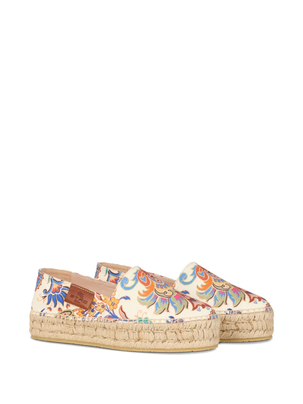 ETRO printed espadrilles White
