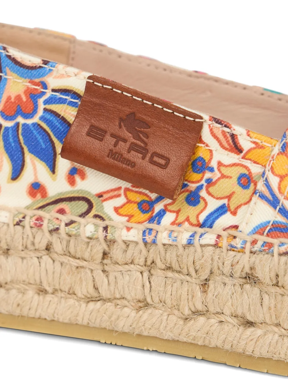 ETRO printed espadrilles White