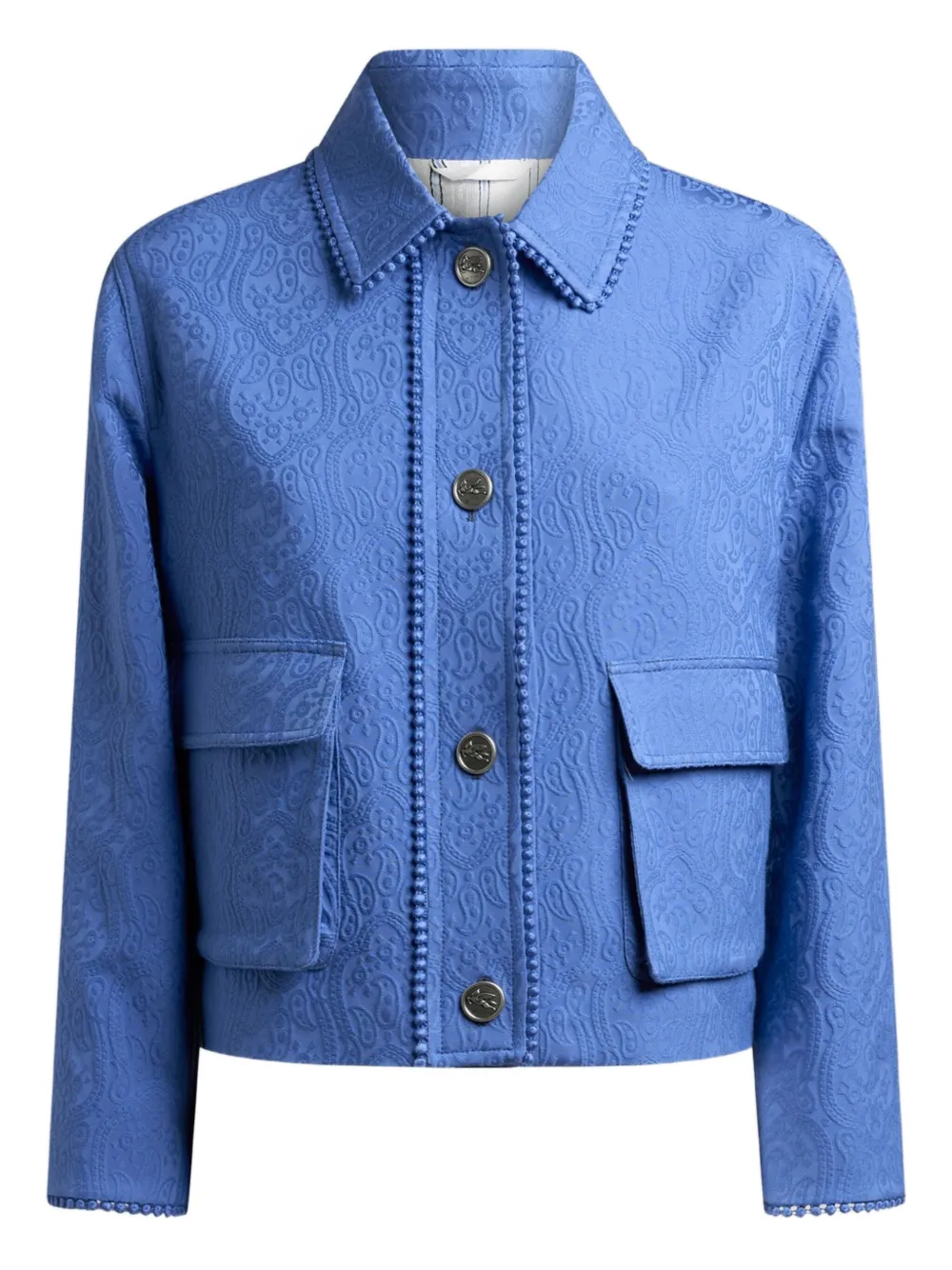 ETRO paisley-jacquard jacket | Blue | Image 1