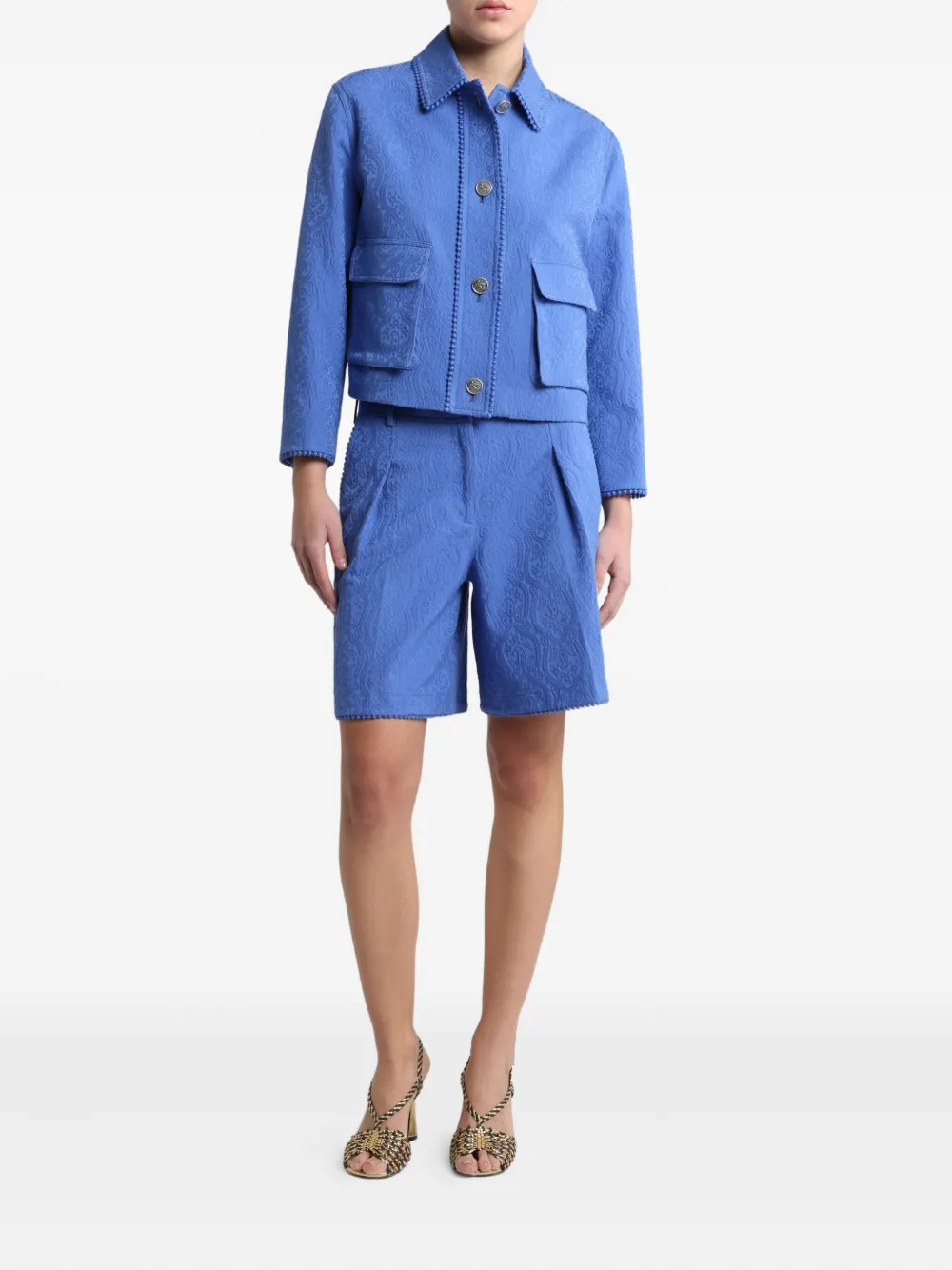 ETRO paisley-jacquard jacket | Cropped Jackets | Image 2