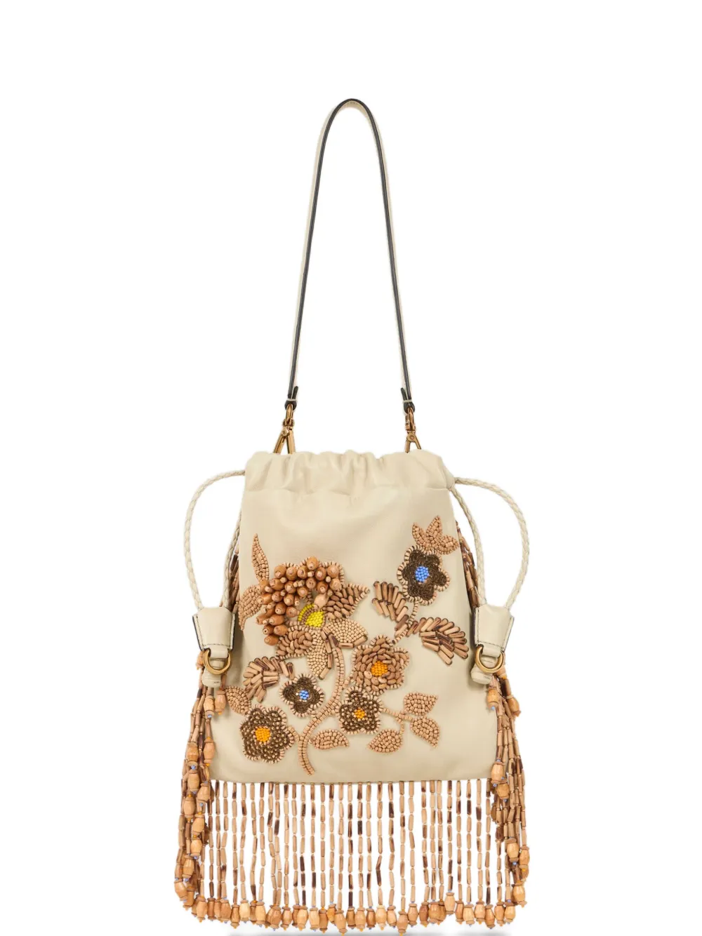 ETRO Kalispera kleine bucket-tas Beige