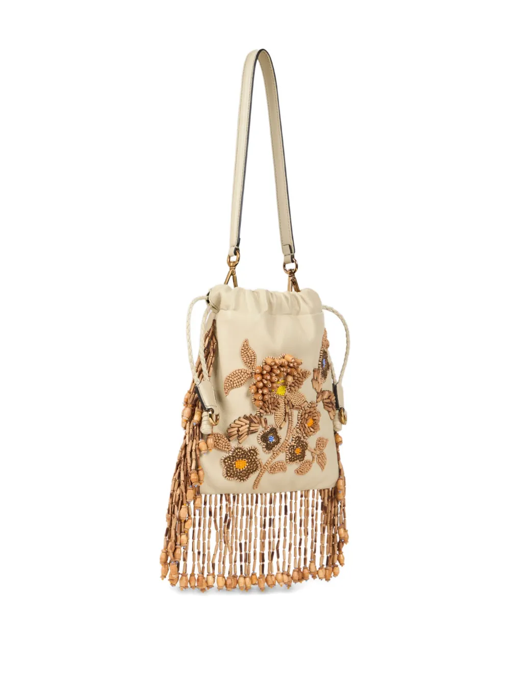 ETRO Kalispera kleine bucket-tas Beige