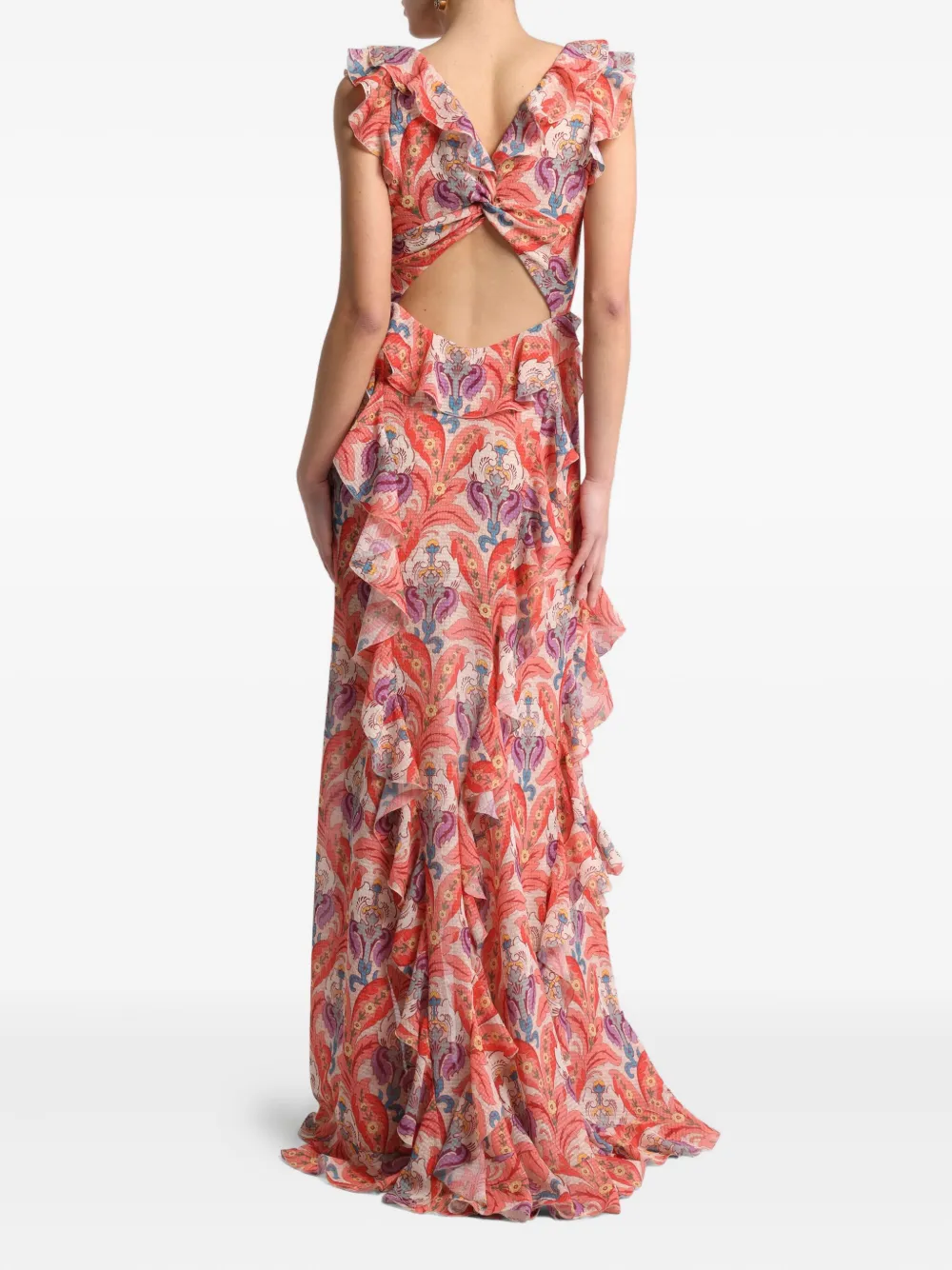 ETRO Jurk met print Oranje