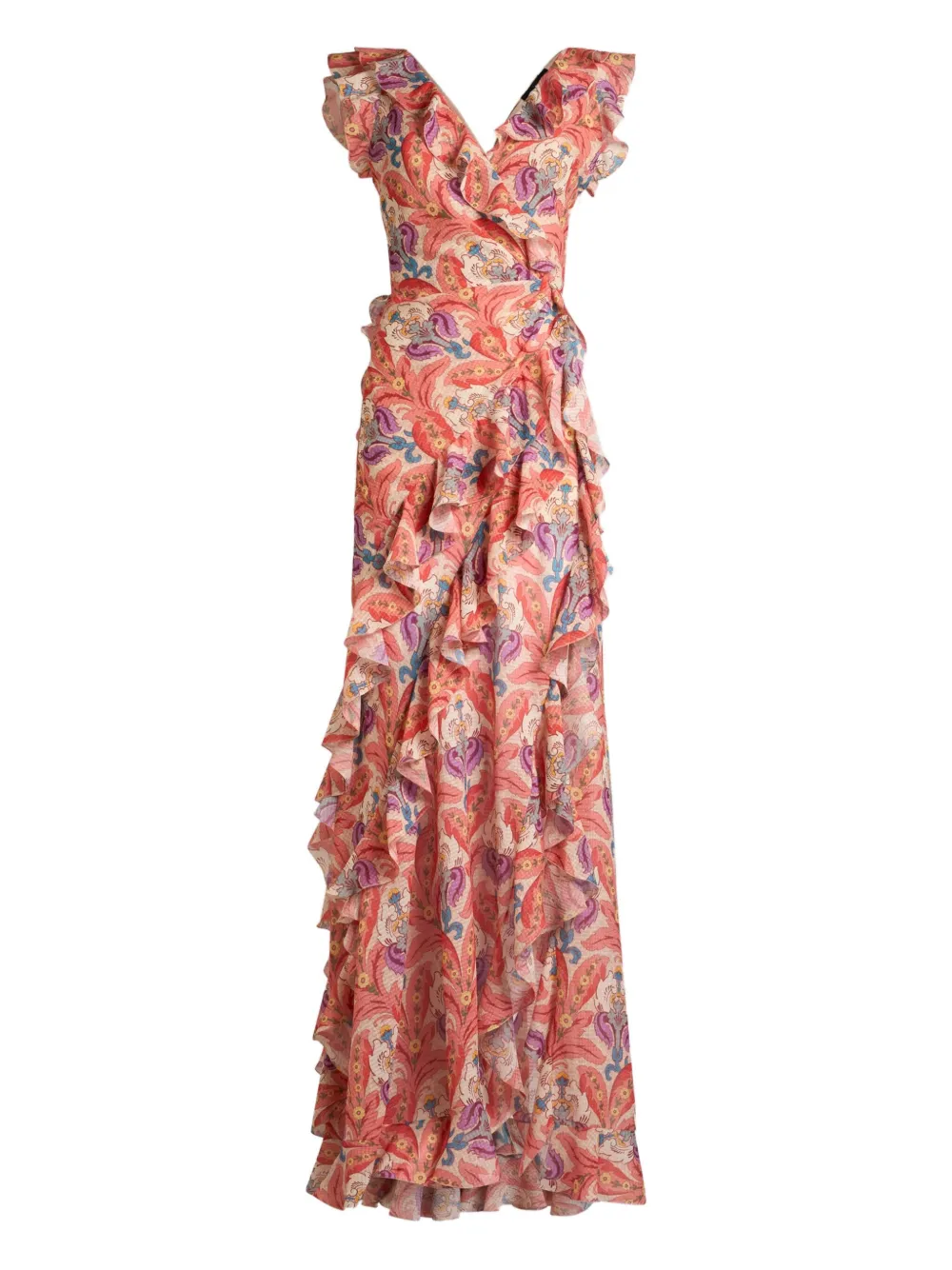 ETRO Jurk met print Oranje