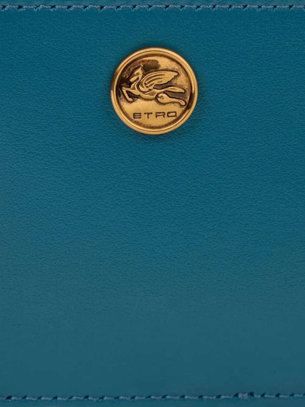 ETRO Pasjeshouder met logoplakkaat Blauw