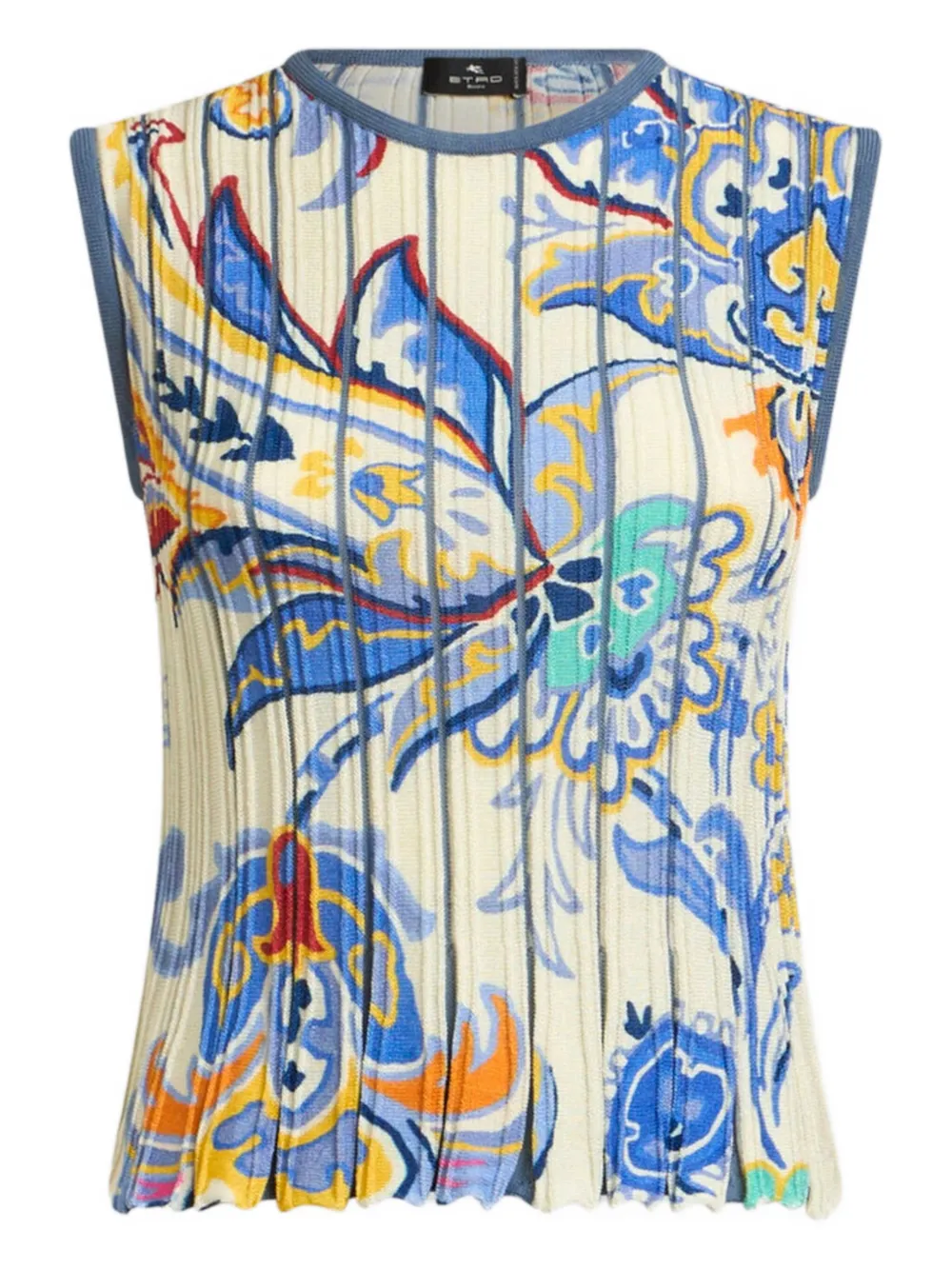 ETRO printed knitted top | Neutrals | Image 1