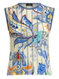 ETRO printed knitted top - Neutrals