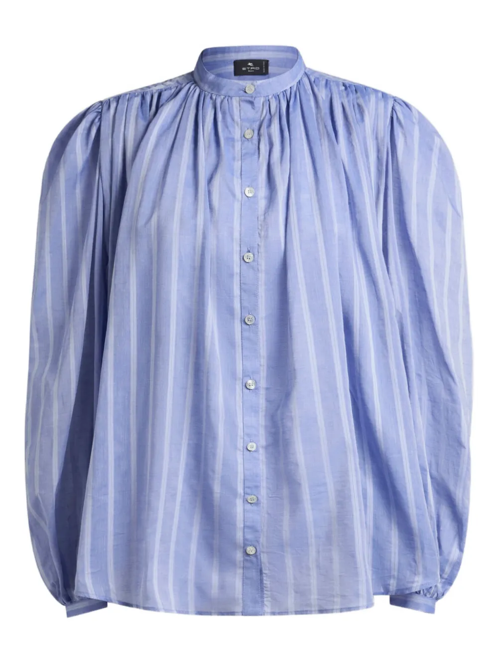 ETRO Gestreepte voile blouse Blauw