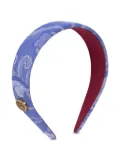 ETRO jacquard denim headband - Blue