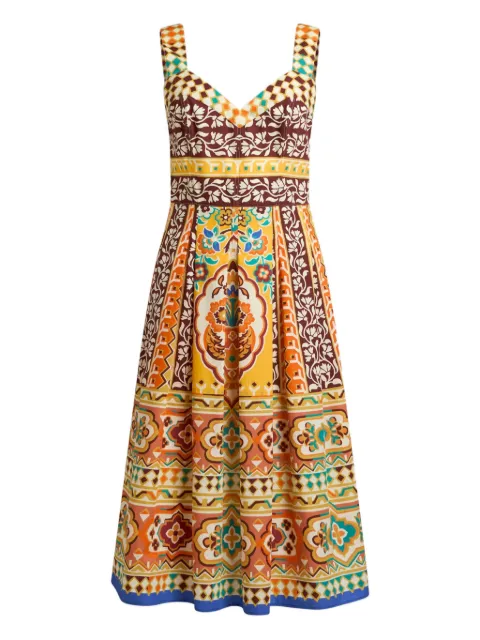 ETRO printed midi dress