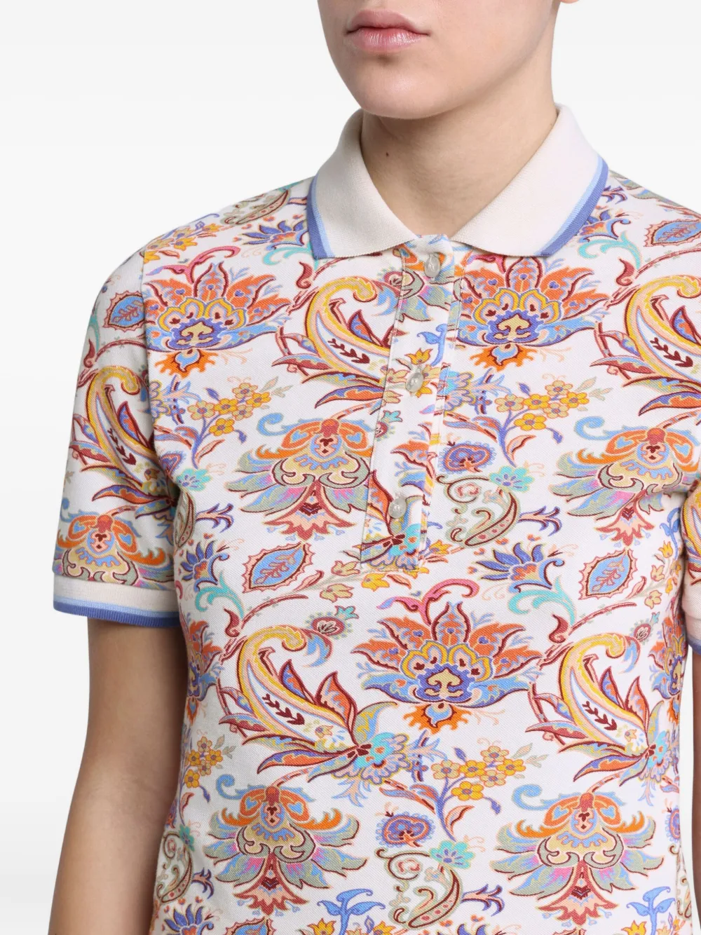 Etro フローラル ポロシャツ In Multi