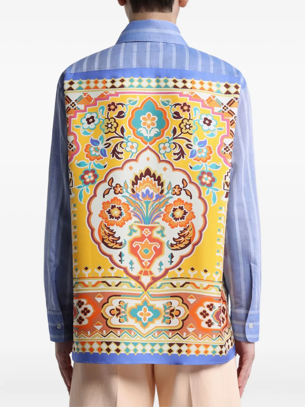 ETRO Gestreept blouse Blauw