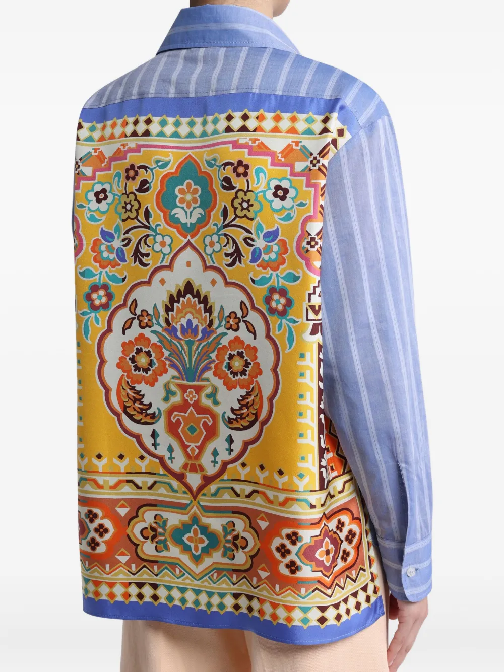 ETRO Gestreept blouse Blauw