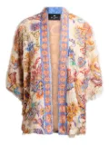 ETRO brushed-finish jacket - White