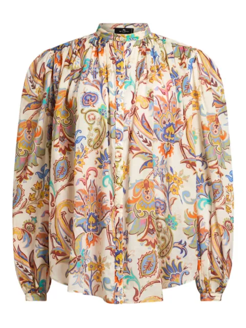 ETRO printed voile shirt 