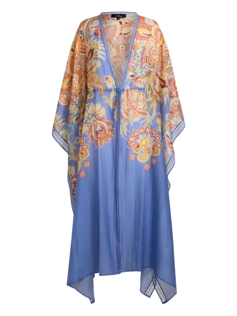 ETRO floral-print beach kaftan
