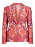 ETRO floral-jacquard blazer - Pink