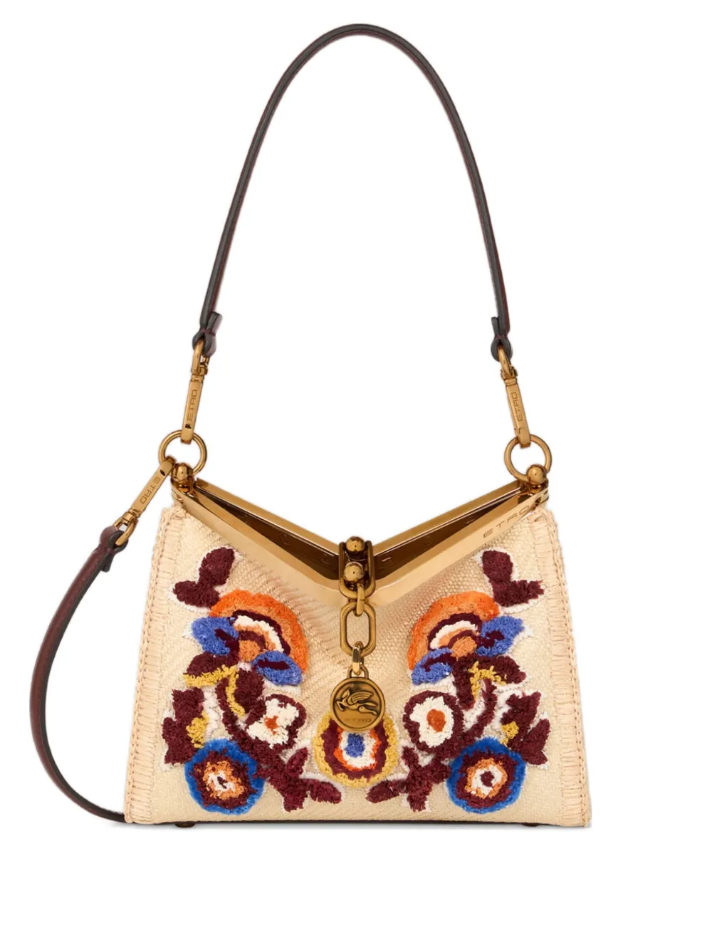 ETRO Vela kleine schoudertas Beige