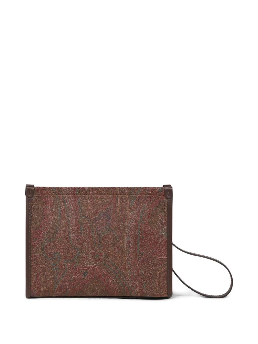ETRO x Agostino Iacurci clutch met borduurwerk Bruin