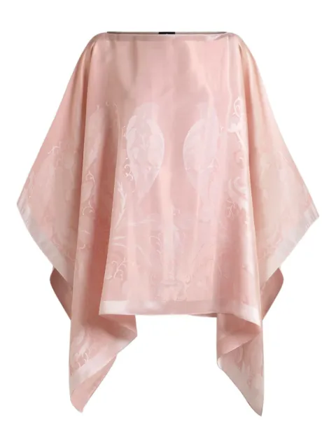 ETRO paisley-jacquard cape top