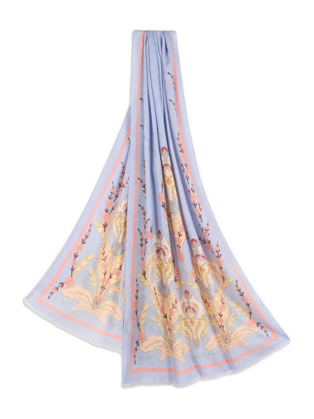 ETRO Sjaal met jacquard-patroon Blauw