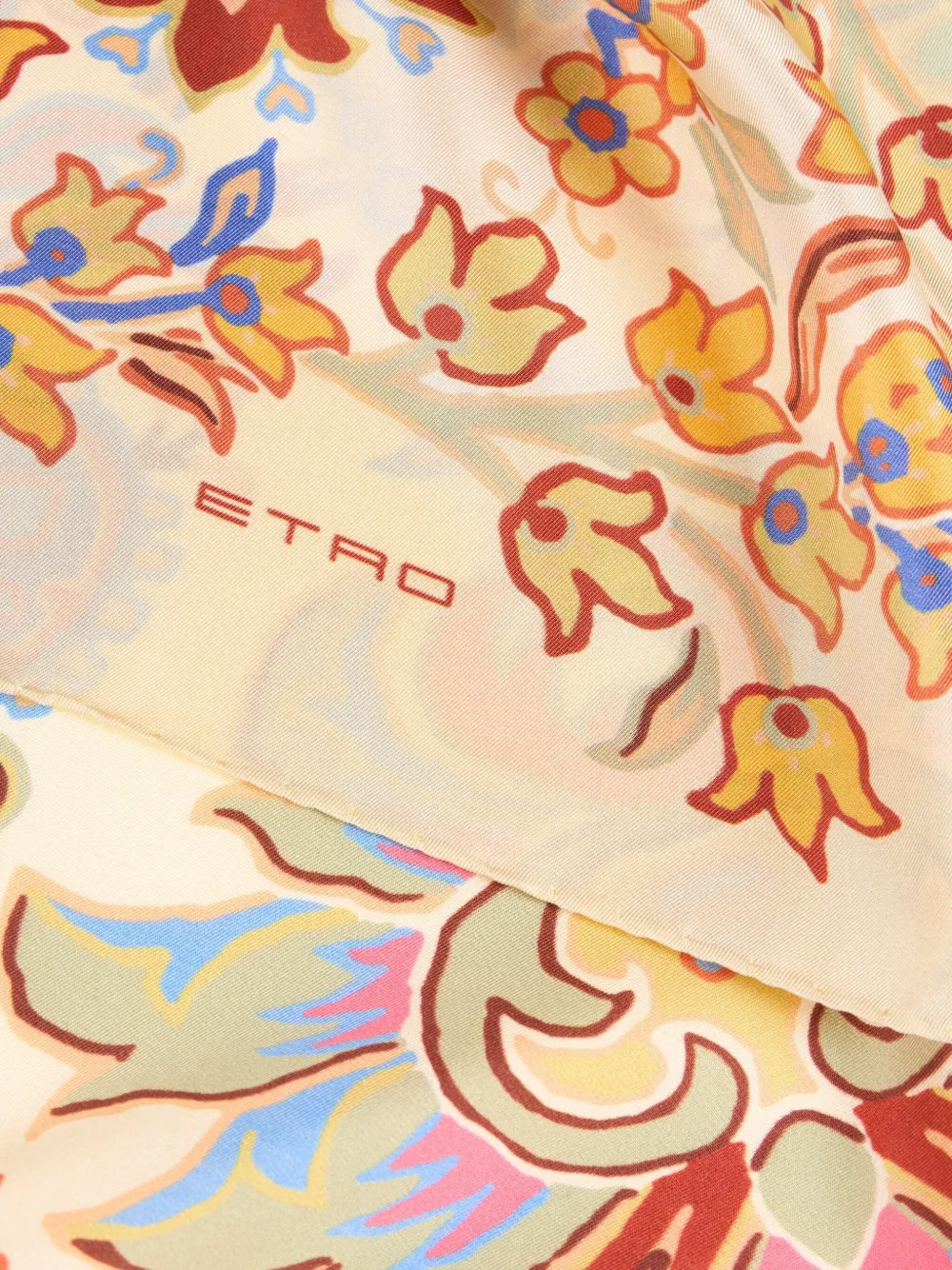 ETRO Zijden sjaal - Beige