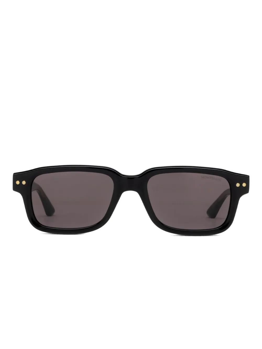 Montblanc rectangle-frame sunglasses | Black | Image 1