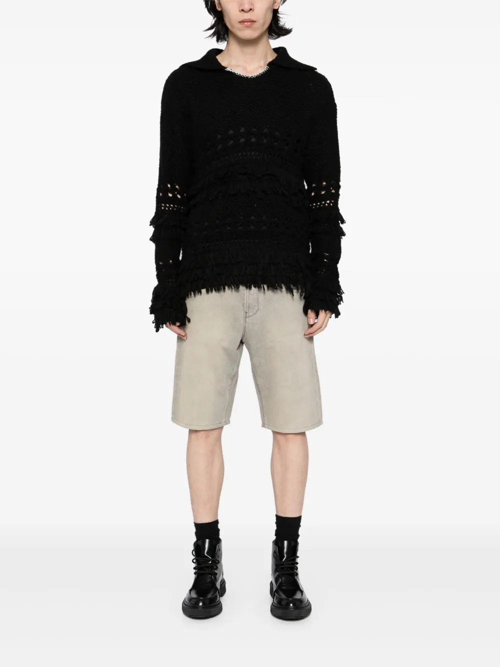 Gucci Denim shorts - Grijs