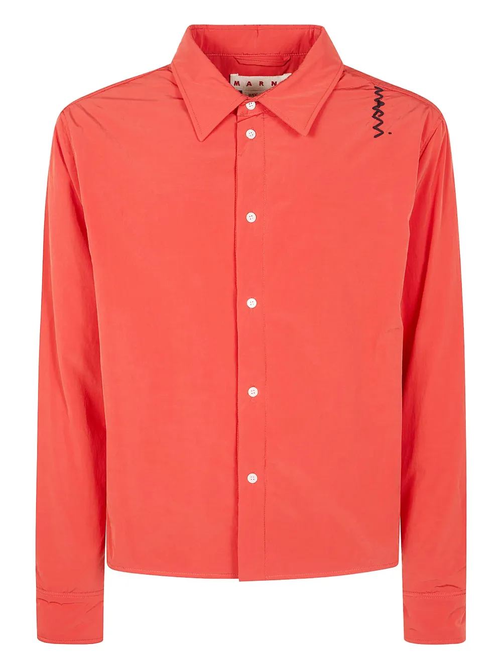 Marni button-up long-sleeve shirt | Red | Image 1