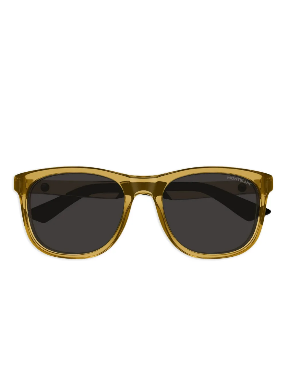 MONT BLANC EYEWEAR Occhiali da sole squadrati - Giallo
