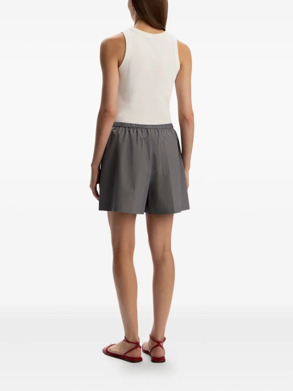 12 STOREEZ Katoenen shorts Grijs