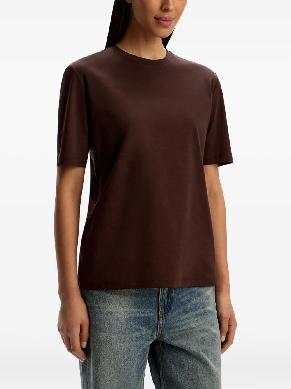 12 STOREEZ T-shirt met korte mouwen Bruin
