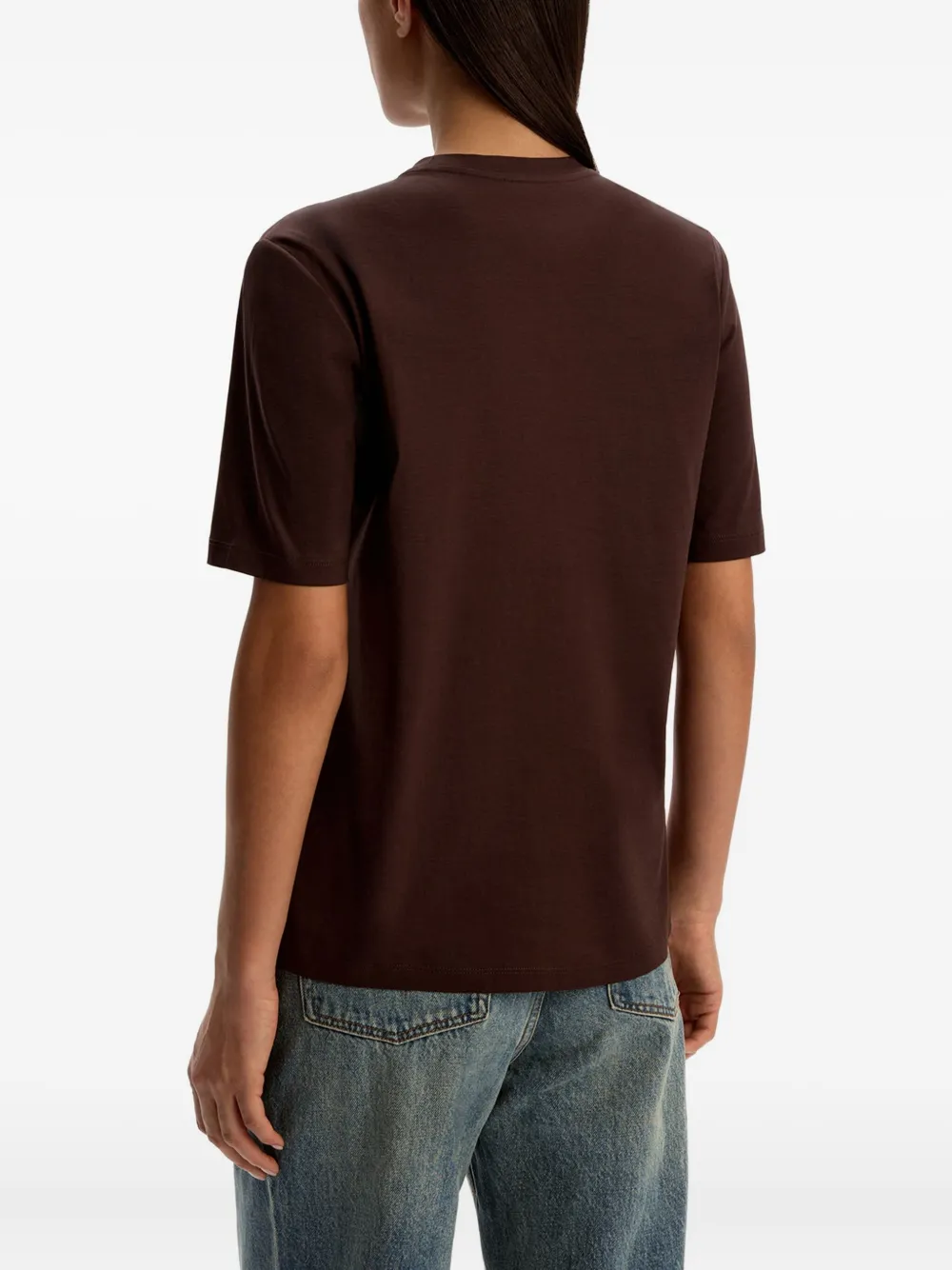 12 STOREEZ T-shirt met korte mouwen Bruin