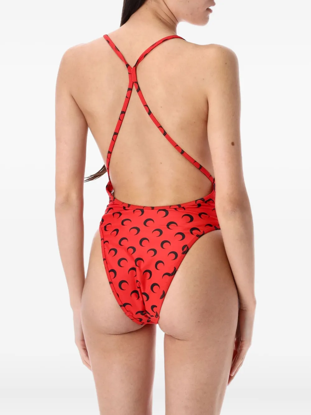 Marine Serre Moon Swimsuit - Red 