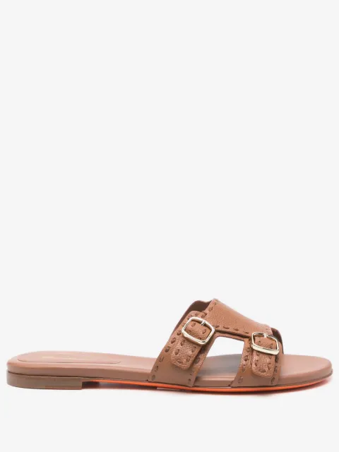 Santoni leather sandals