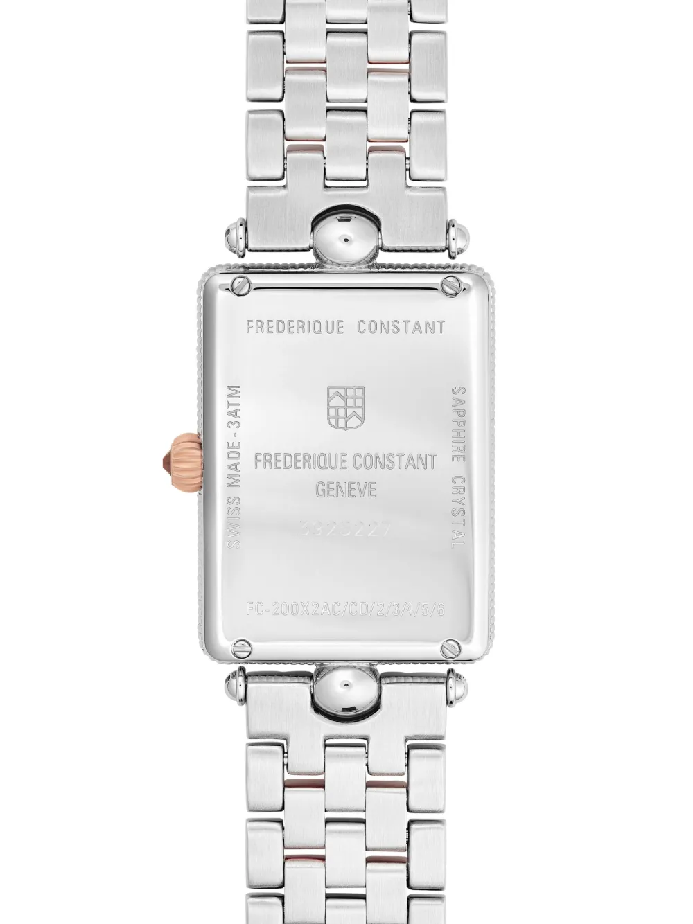 Frederique Constant Classics Art Déco Carrée 28mm In Metallic