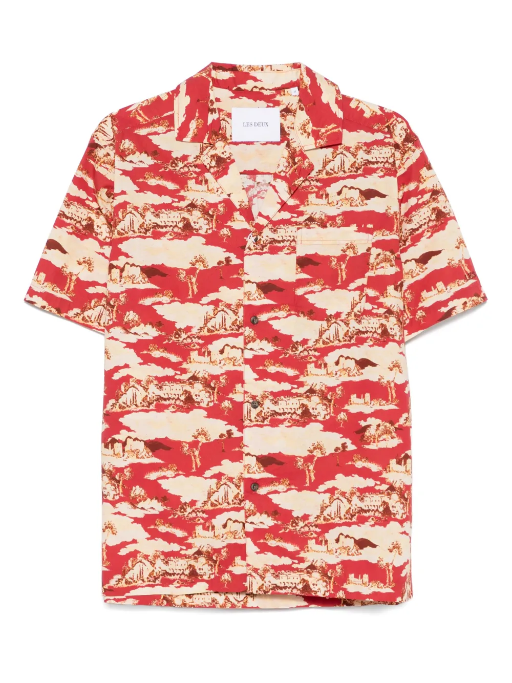 Les Deux Lesley Ruins shirt | Red | Image 1