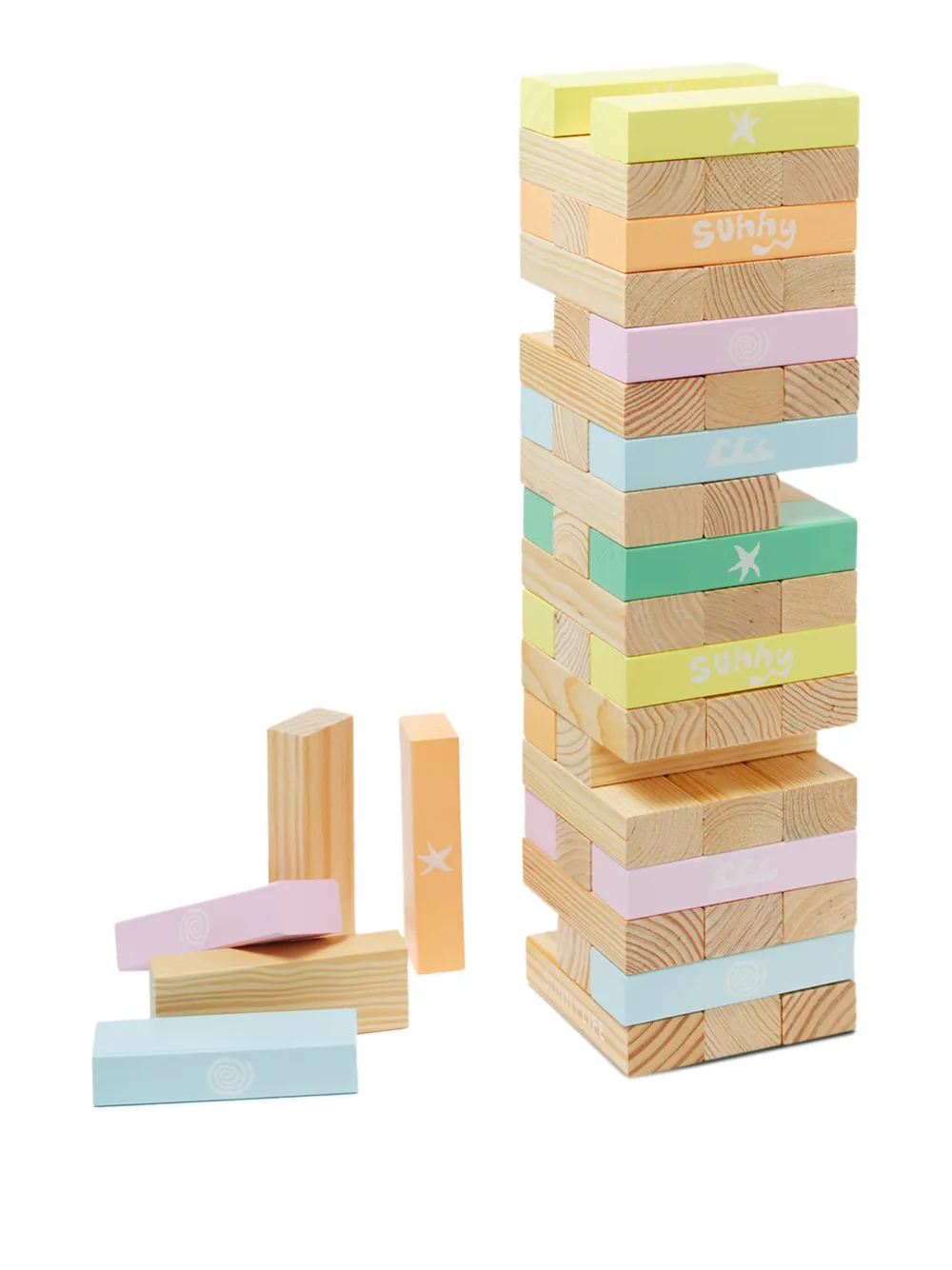 Sunnylife Kids juego de torre de madera | Juguetes suaves | Image 2