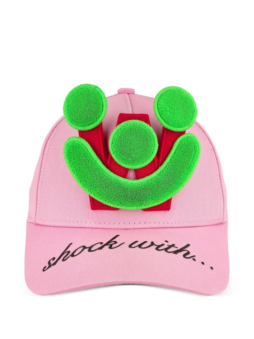 Walter Van Beirendonck Smiley cap | Pink | Image 1