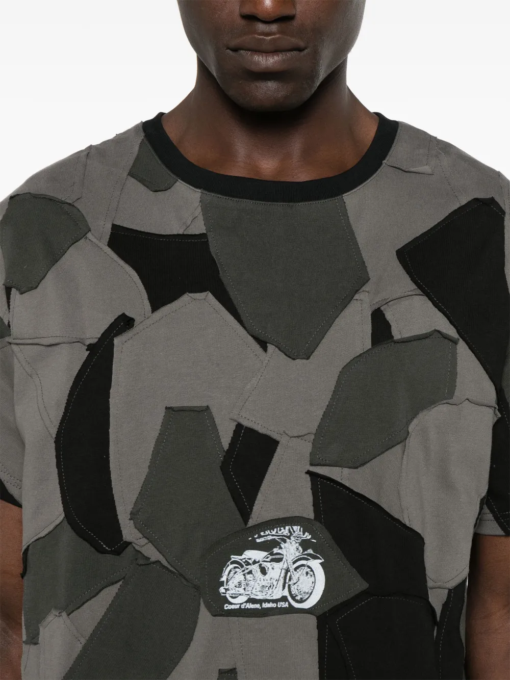 Who Decides War Moto Boro T-shirt Grijs
