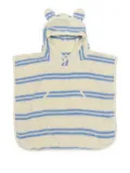 Sunnylife Kids striped bath robe - Blue