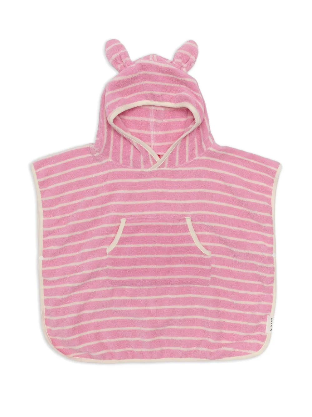 Sunnylife Kids Gestreepte badjas Roze
