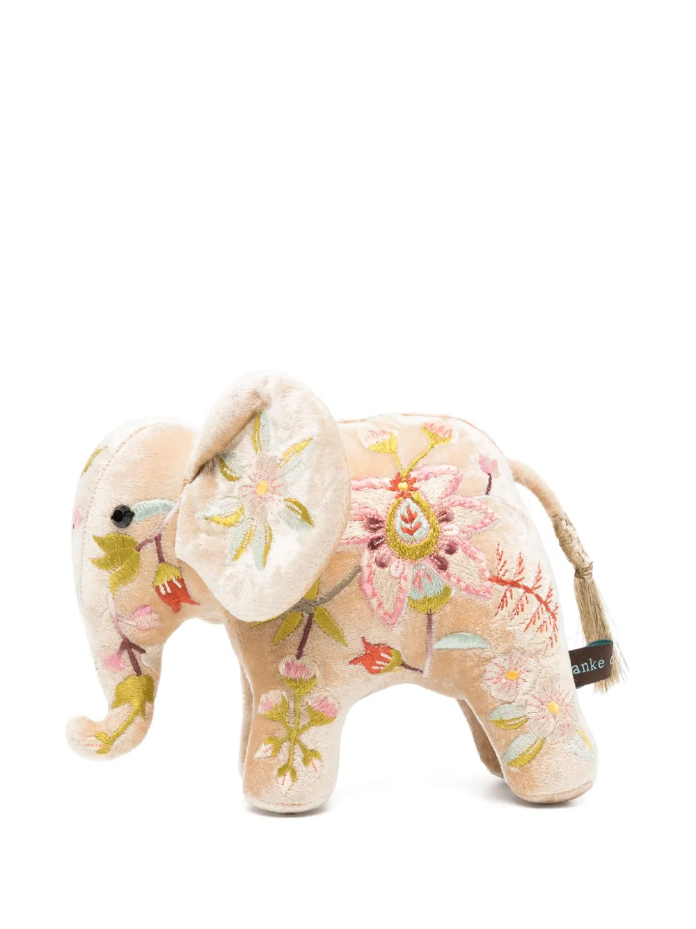 Anke Drechsel mini elephant embroidered soft toy |  Decorative Accessories | Image 2