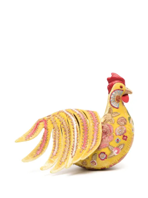 Anke Drechsel rooster big embroidered soft toy