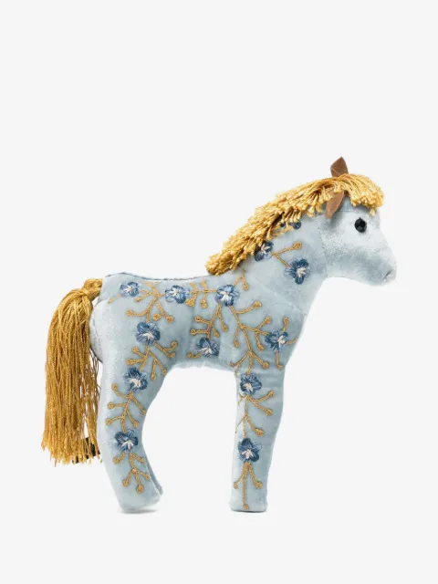 Anke Drechsel peluche en forma de caballo bordado