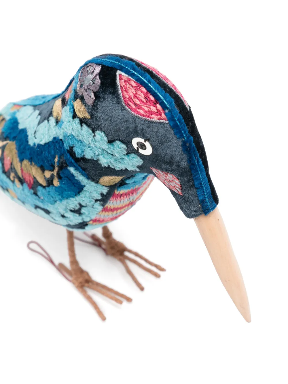  Anke Drechsel Knigfisher Embroidered Soft Toy - Blue 