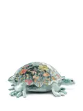 Anke Drechsel turtle small embroidered soft toy - Blue